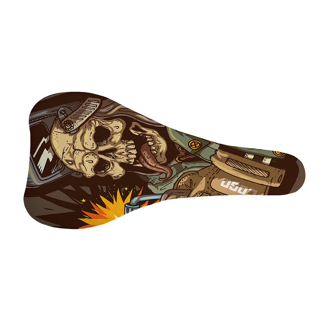Dead Welder Print Bicycle Seat Cover