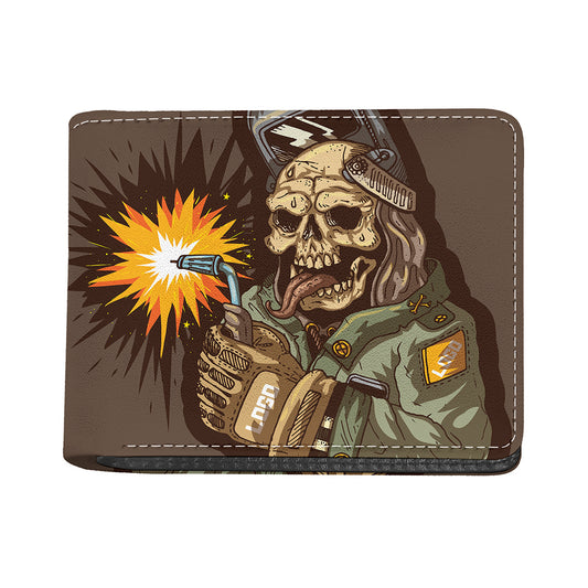 Dead Welder Print Bifold Wallet