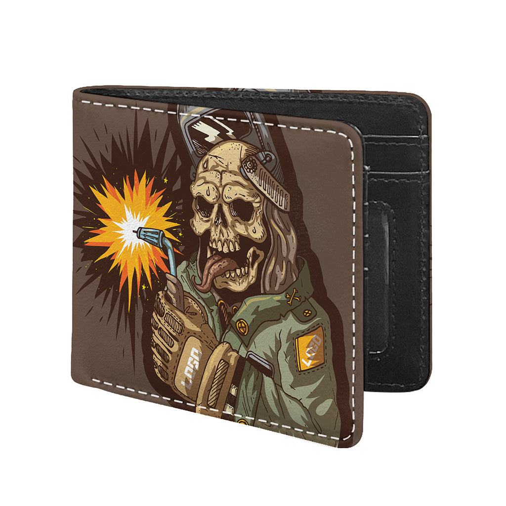 Dead Welder Print Bifold Wallet