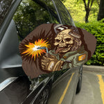 Dead Welder Print Car Side Mirror Covers