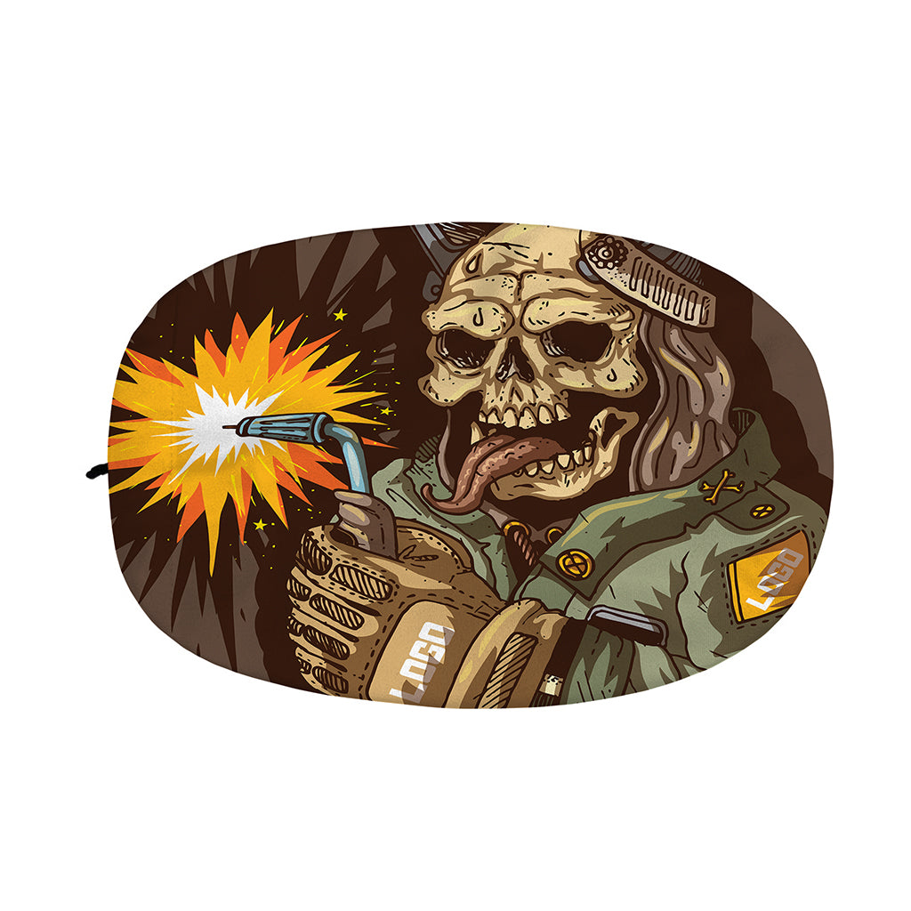 Dead Welder Print Car Side Mirror Covers