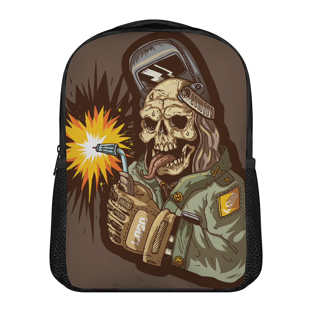 Dead Welder Print Casual Backpack