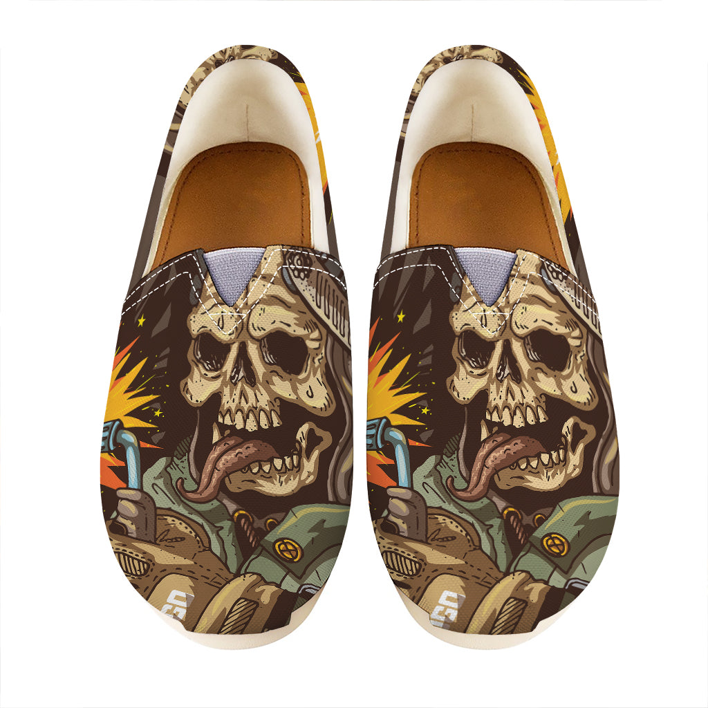 Dead Welder Print Casual Shoes