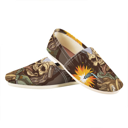 Dead Welder Print Casual Shoes