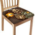 Dead Welder Print Chair Cushion Cover
