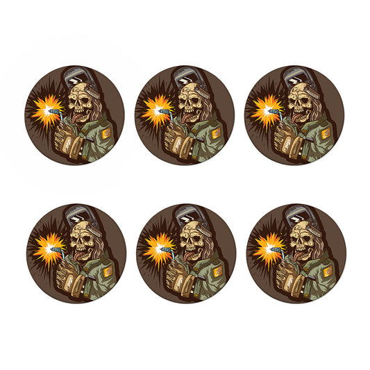 Dead Welder Print Coaster Set