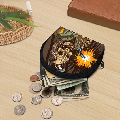 Dead Welder Print Coin Purse