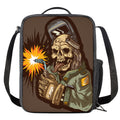Dead Welder Print Crossbody Lunch Bag