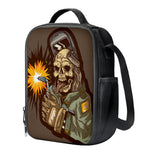 Dead Welder Print Crossbody Lunch Bag