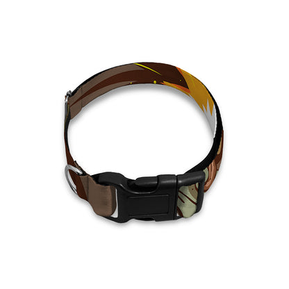 Dead Welder Print Dog Collar