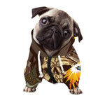 Dead Welder Print Dog Zip Up Hoodie