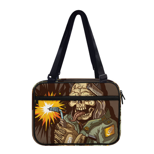 Dead Welder Print Double Strap Bible Bag