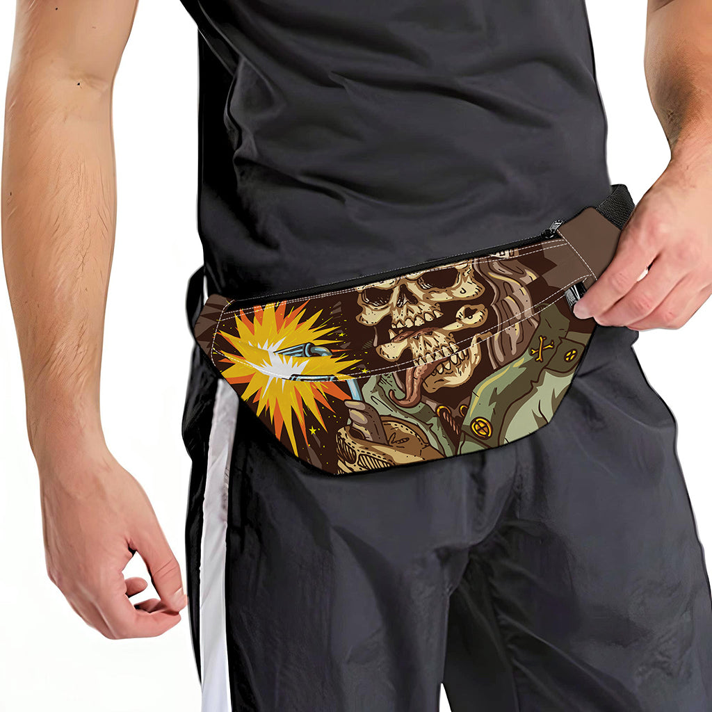 Dead Welder Print Fanny Pack