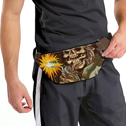 Dead Welder Print Fanny Pack