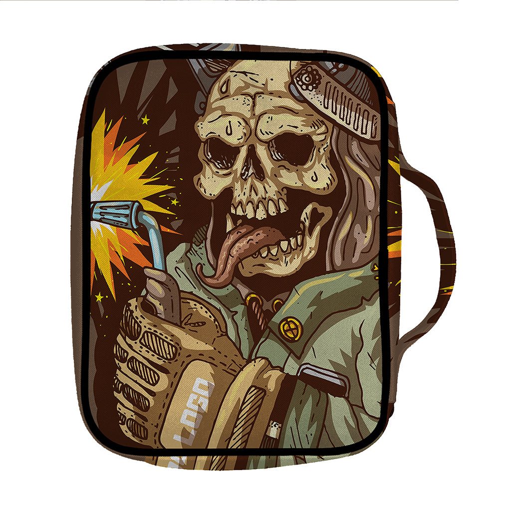 Dead Welder Print Front Pocket Bible Bag