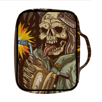 Dead Welder Print Front Pocket Bible Bag