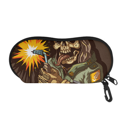 Dead Welder Print Glasses Case
