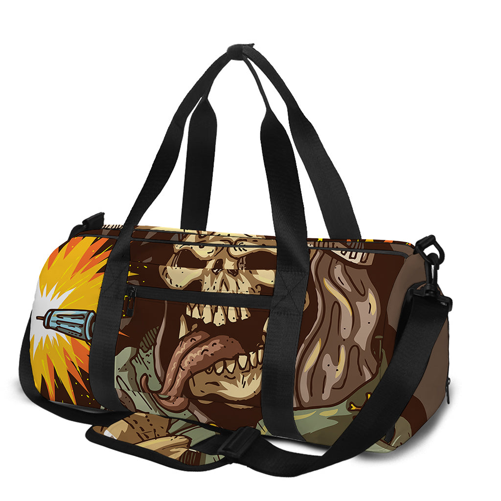 Dead Welder Print Gym Bag