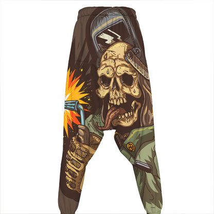 Dead Welder Print Hammer Pants