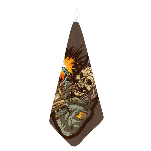 Dead Welder Print Hand Towel