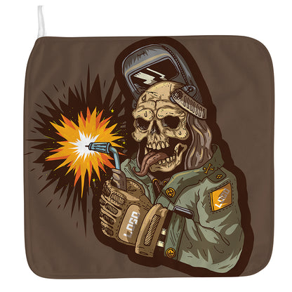 Dead Welder Print Hand Towel