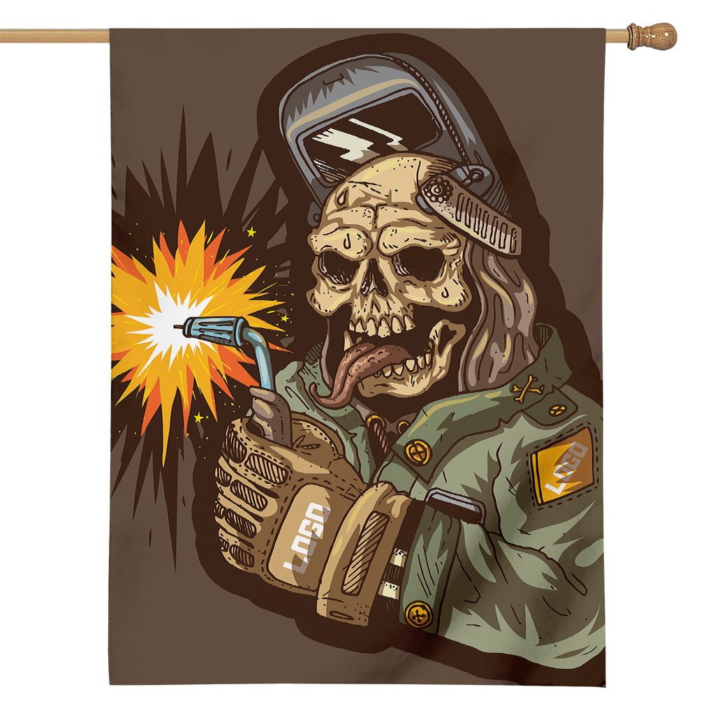 Dead Welder Print House Flag