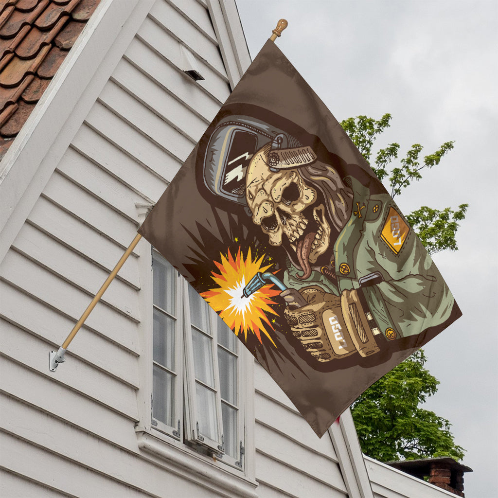 Dead Welder Print House Flag