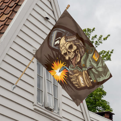 Dead Welder Print House Flag