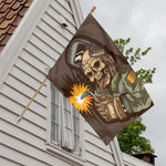 Dead Welder Print House Flag