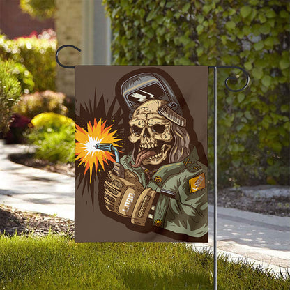 Dead Welder Print House Flag
