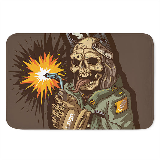 Dead Welder Print Indoor Door Mat