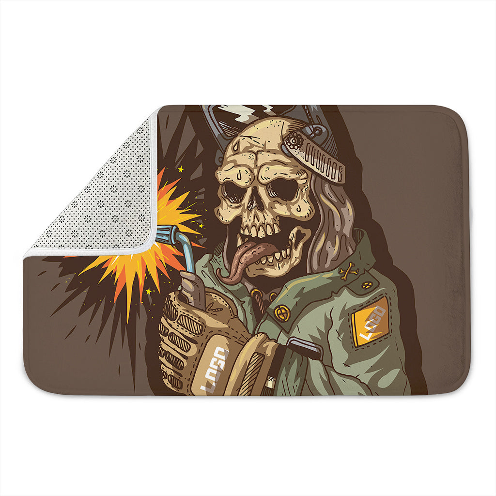 Dead Welder Print Indoor Door Mat