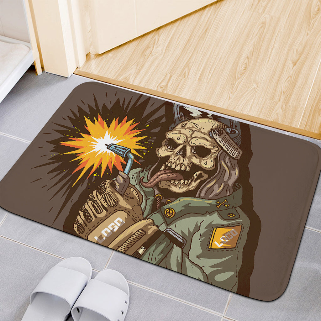 Dead Welder Print Indoor Door Mat
