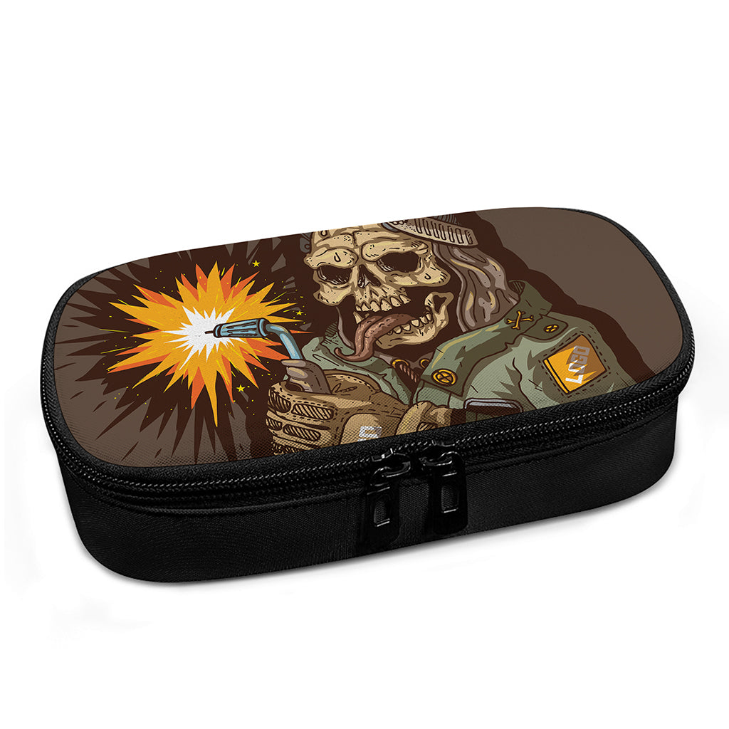 Dead Welder Print Insulin Cooler Travel Case