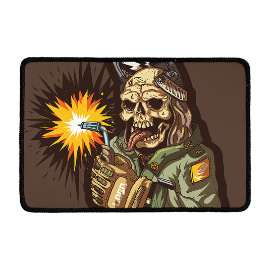 Dead Welder Print Kitchen Mat