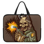 Dead Welder Print Laptop Sleeve With Handle
