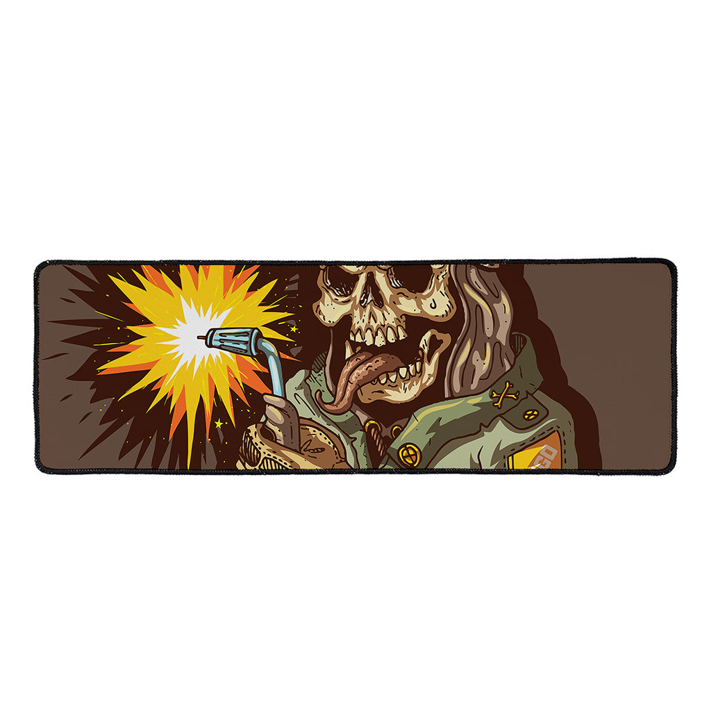 Dead Welder Print Long Kitchen Mat