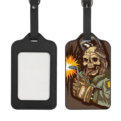 Dead Welder Print Luggage Tag