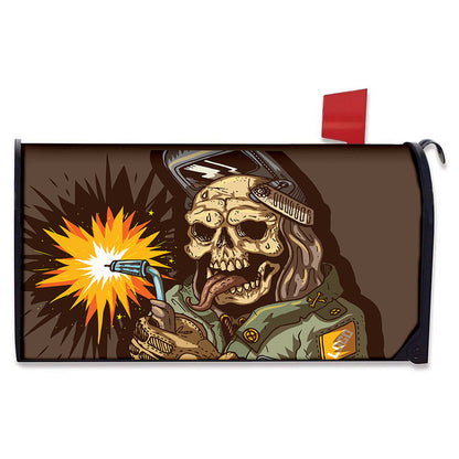 Dead Welder Print Mailbox Cover