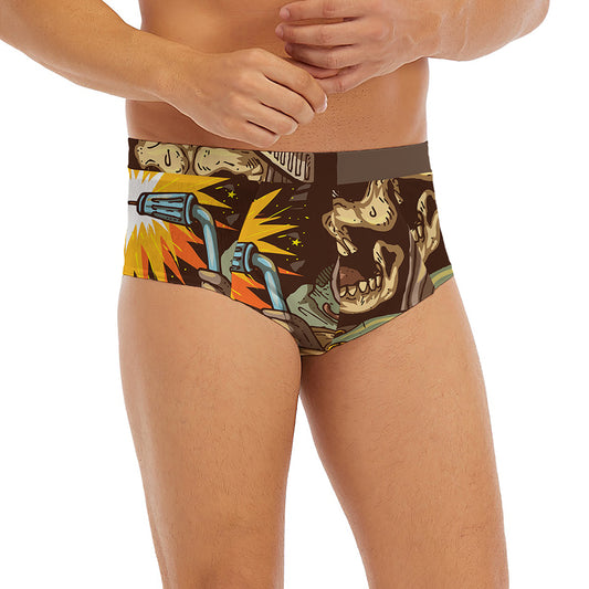 Dead Welder Print Men's Briefs