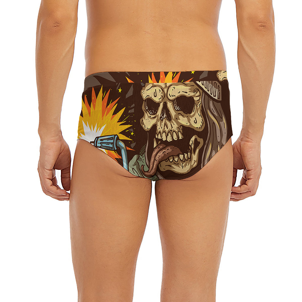 Dead Welder Print Men's Briefs