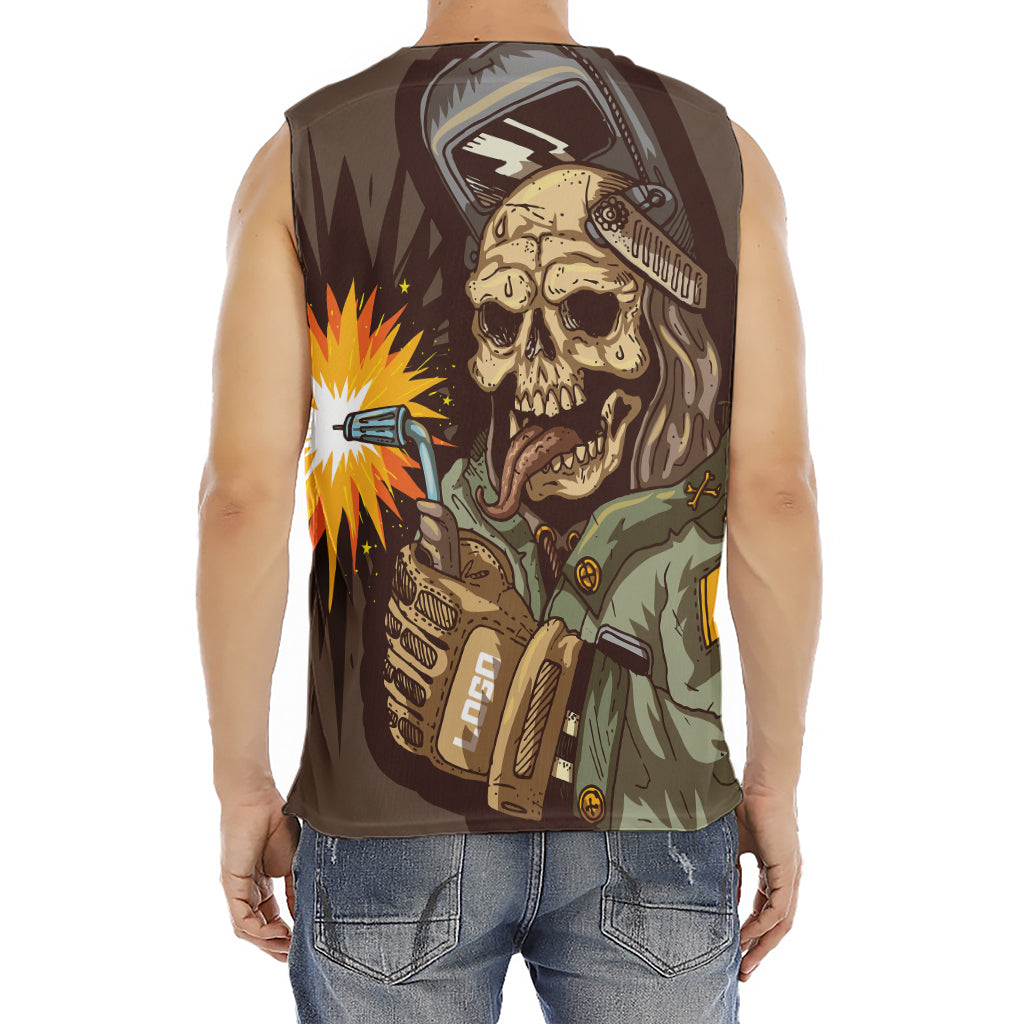 Dead Welder Print Men's Fitness Tank Top
