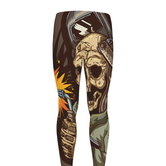 Dead Welder Print Men's leggings