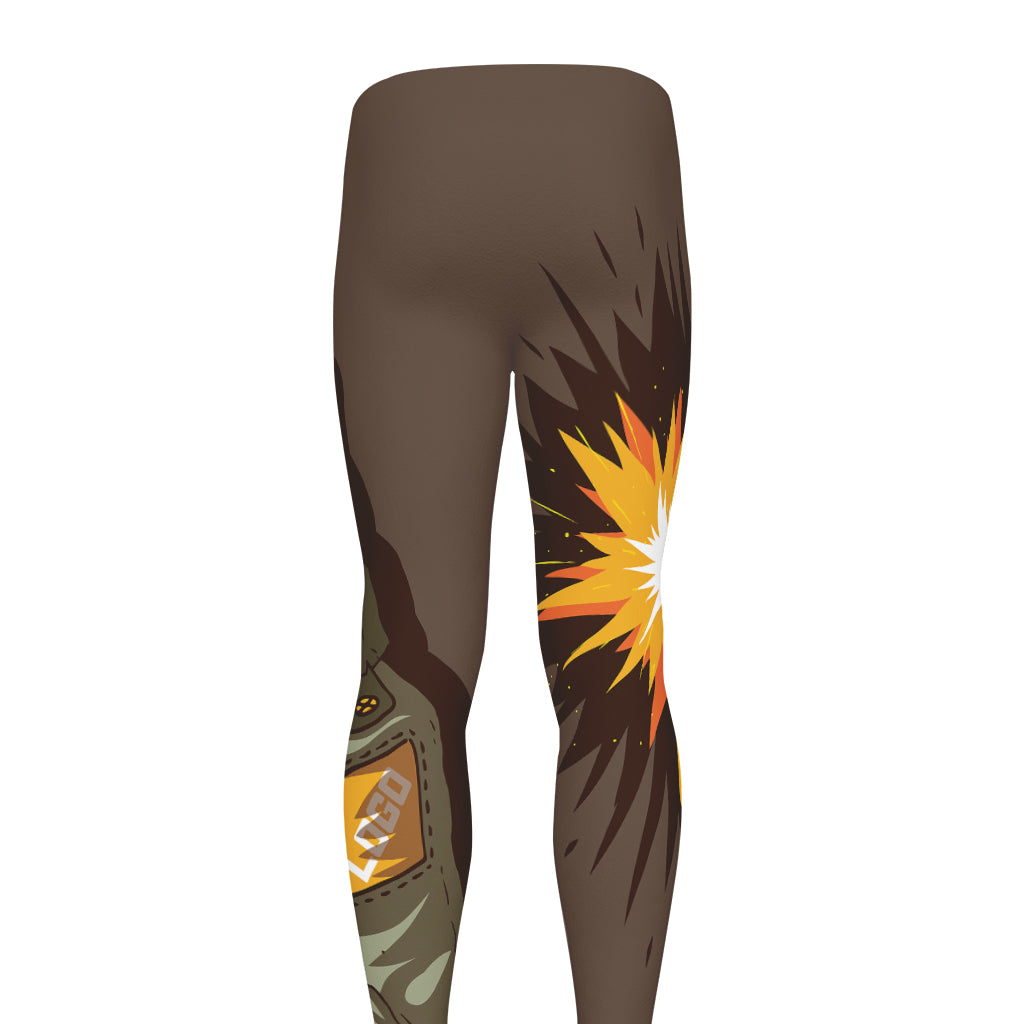 Dead Welder Print Men's leggings
