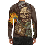 Dead Welder Print Men's Long Sleeve Rash Guard