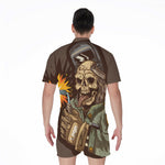 Dead Welder Print Men's Rompers