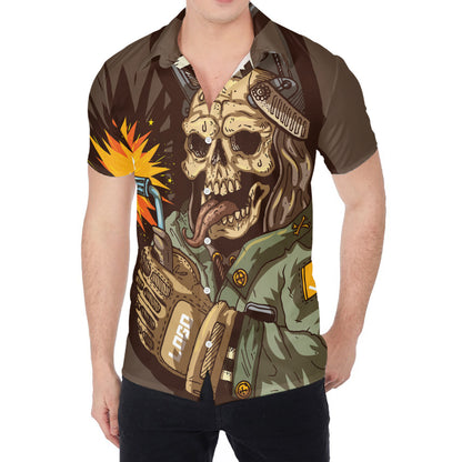 Dead Welder Print Men's Shirt
