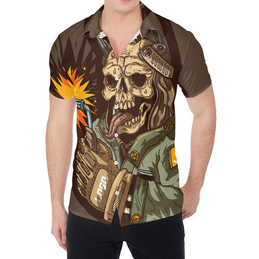 Dead Welder Print Men's Shirt