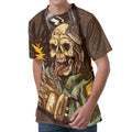 Dead Welder Print Men's Velvet T-Shirt