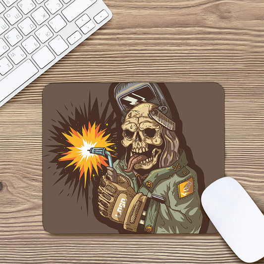 Dead Welder Print Mouse Pad